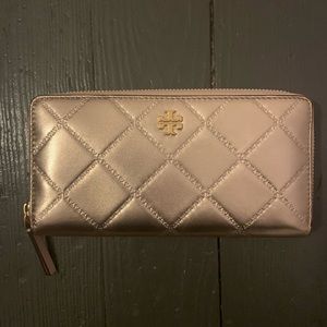 BRAND NEW TORY BURCH WALLET Metallic Gold NWOT